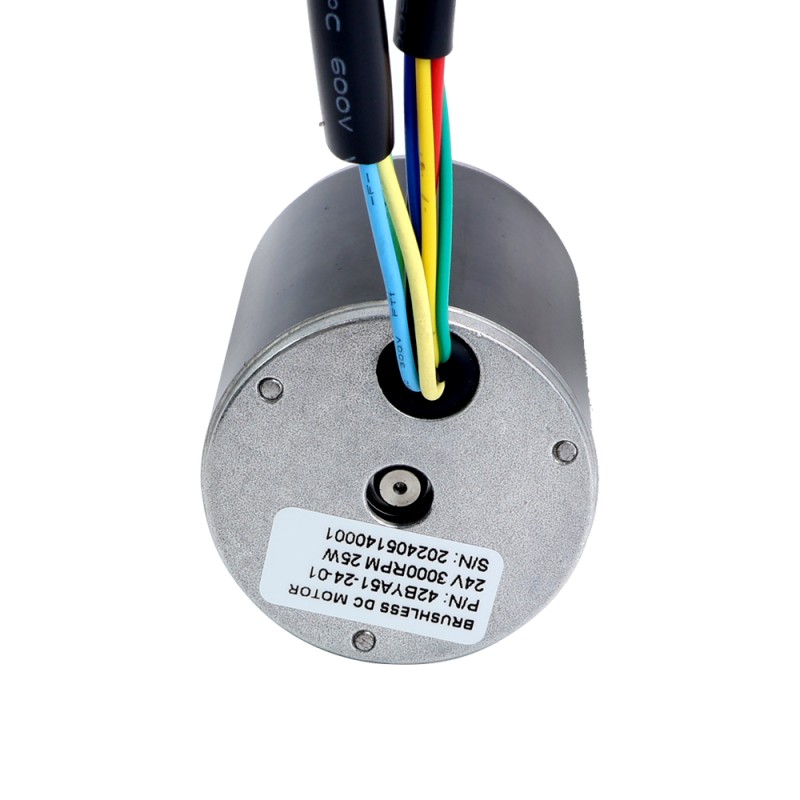 24V 3000RPM 0.08Nm 25W 1.80A Φ42x51mm Brushless DC Motor