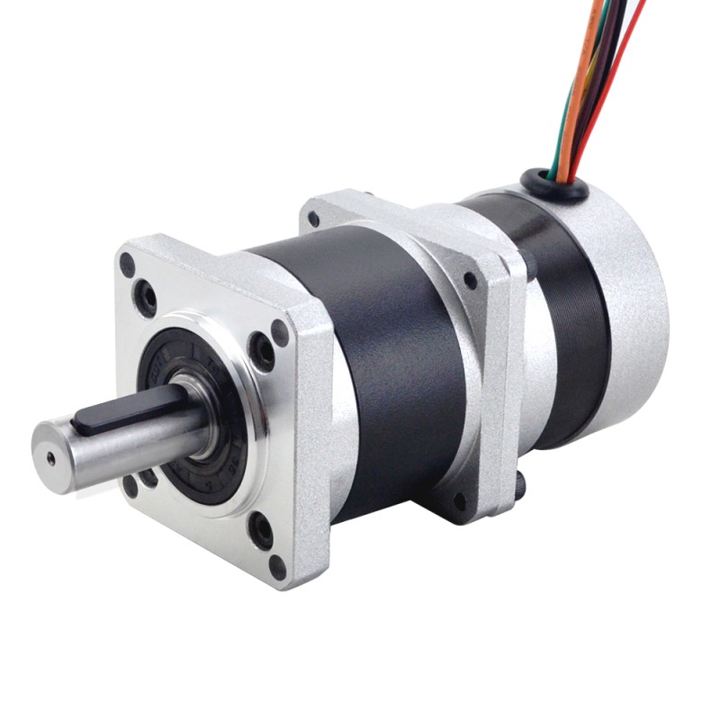 24V 84W 350RPM Geared Brushless DC Motor 1.89Nm(267.65oz.in) 10:1 High Precision Gearbox