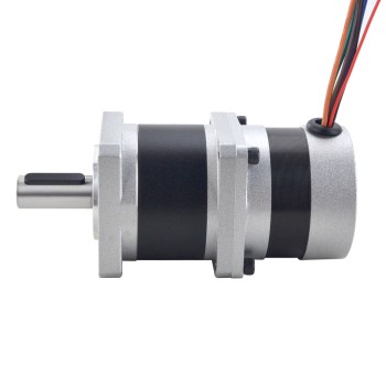 24V 84W 350RPM Geared Brushless DC Motor 1.89Nm(267.65oz.in) 10:1 High Precision Gearbox