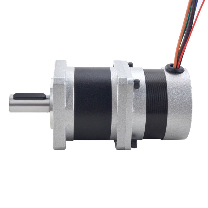 24V 84W 350RPM Geared Brushless DC Motor 1.89Nm(267.65oz.in) 10:1 High Precision Gearbox