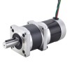 24V 172W 350RPM Geared Brushless DC Motor 4.00Nm(566.45oz.in) 10:1 High Precision Gearbox