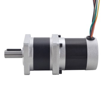 24V 172W 350RPM Geared Brushless DC Motor 4.00Nm(566.45oz.in) 10:1 High Precision Gearbox