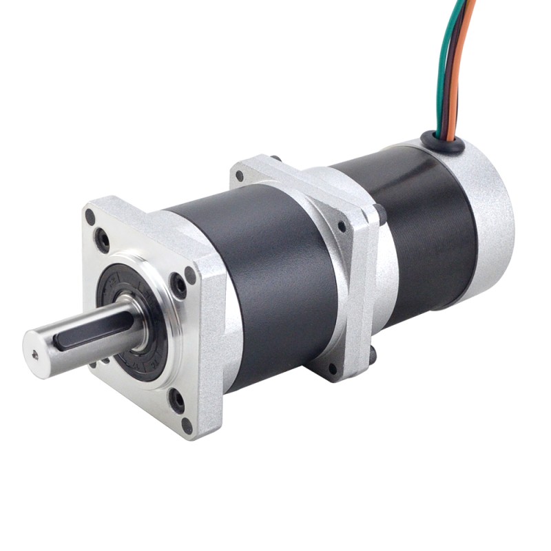 24V 172W 70RPM Geared Brushless DC Motor 17.63Nm(2496.61oz.in) 50:1 High Precision Gearbox