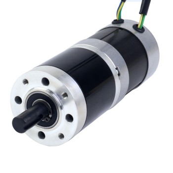 24V 101W Round Geared Brushless DC Motor 20.00Nm(2832.23oz.in) 100:1 Round Planetary Gearbox