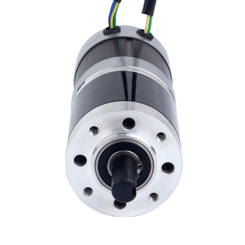 24V 101W Round Geared Brushless DC Motor 20.00Nm(2832.23oz.in) 100:1 Round Planetary Gearbox