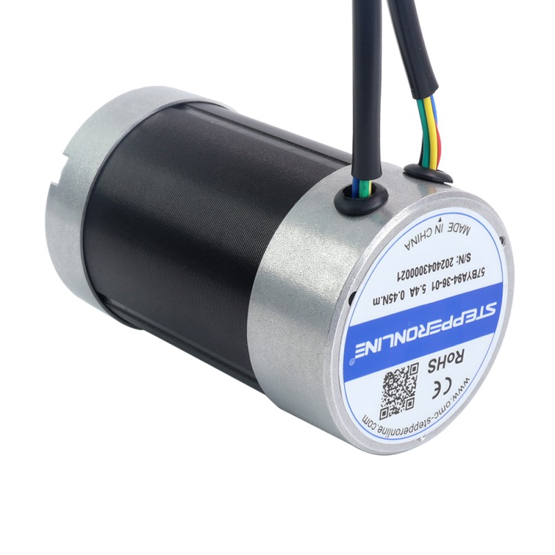 36V 3000RPM 0.45Nm 141W 5.40A Φ57x93.5mm Brushless DC Motor