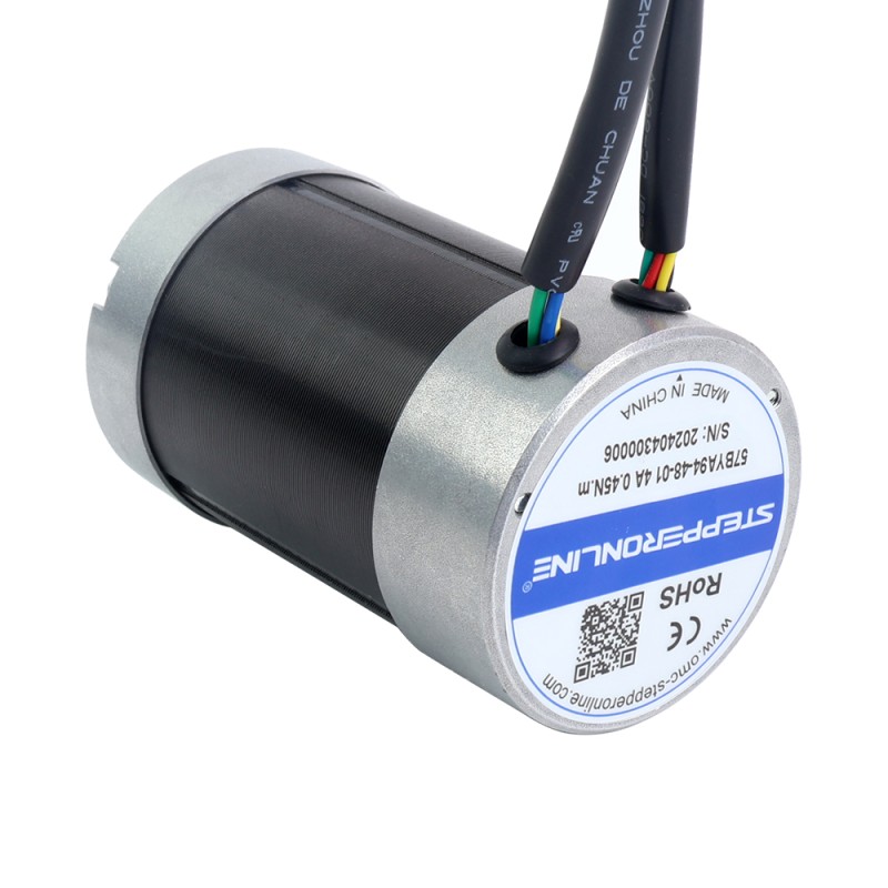 48V 3000RPM 0.45Nm 141W 4.00A Φ57x93.5mm Brushless DC Motor