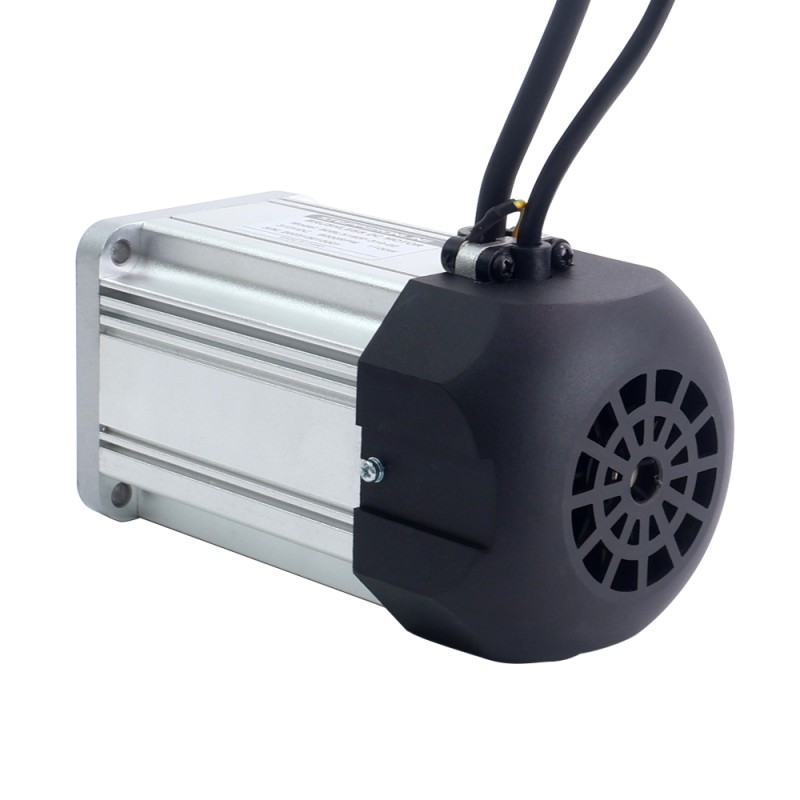 310V 6000RPM 1.75Nm 1100W 4.5A Square 80x80x159mm Brushless DC Motor w/ Radiator Fan