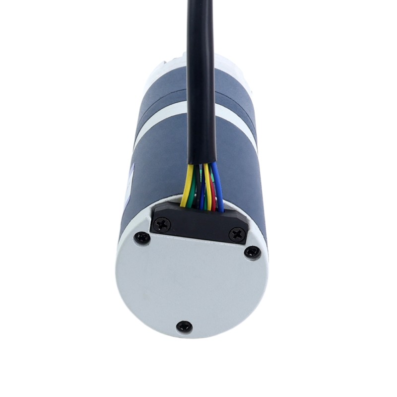 24V 60W 58.9RPM Geared Brushless DC Motor 7.00Nm(991.28oz.in) 50.9:1 Planetary Gearbox