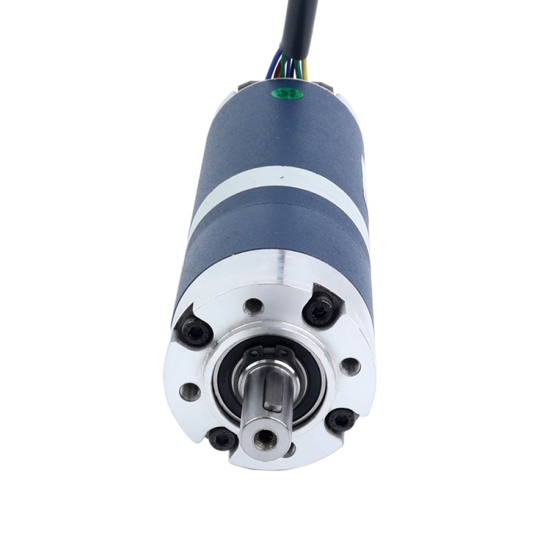 24V 60W 58.9RPM Geared Brushless DC Motor 7.00Nm(991.28oz.in) 50.9:1 Planetary Gearbox