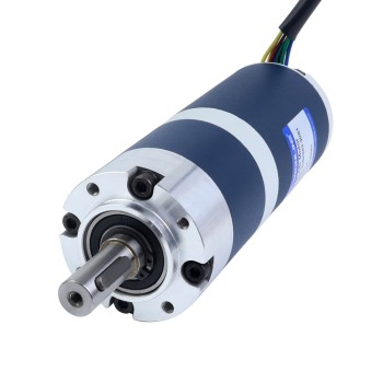 24V 90W 100RPM Geared Brushless DC Motor 6.90Nm(977.12oz.in) 30:1 Planetary Gearbox