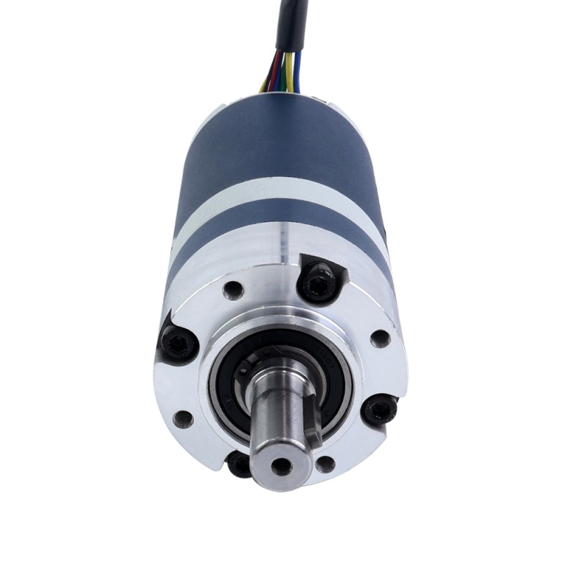 24V 90W 560RPM Geared Brushless DC Motor 1.38Nm(195.42oz.in) 5.36:1 Planetary Gearbox