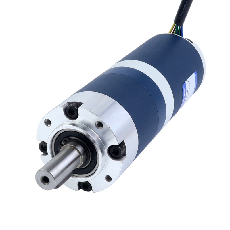 24V 90W 41.9RPM Geared Brushless DC Motor 14.90Nm(2110.01oz.in) 71.5:1 Planetary Gearbox