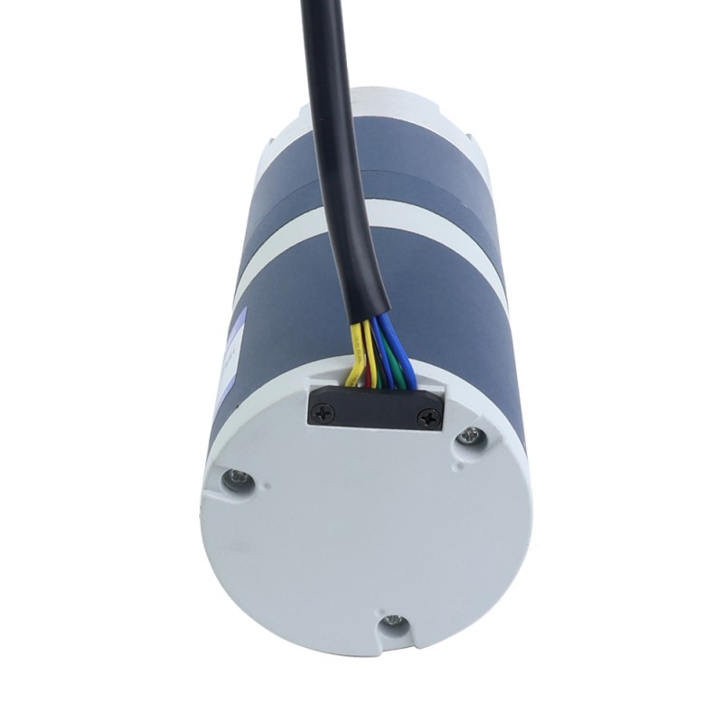 24V 200W 21RPM Geared Brushless DC Motor 67.00Nm(9487.98oz.in) 144.5:1 Planetary Gearbox