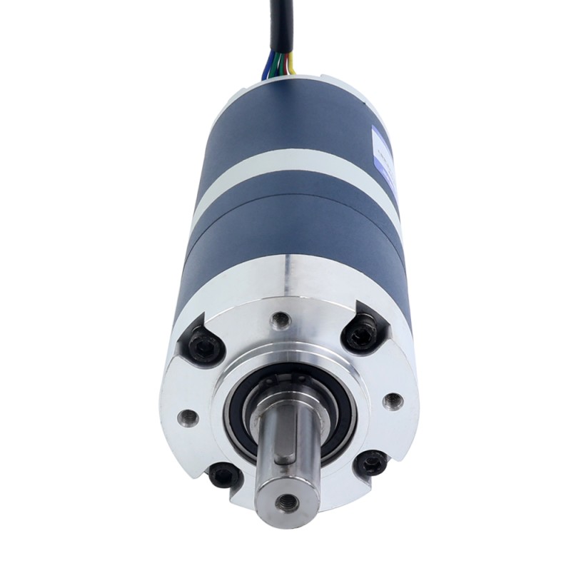 24V 200W 21RPM Geared Brushless DC Motor 67.00Nm(9487.98oz.in) 144.5:1 Planetary Gearbox