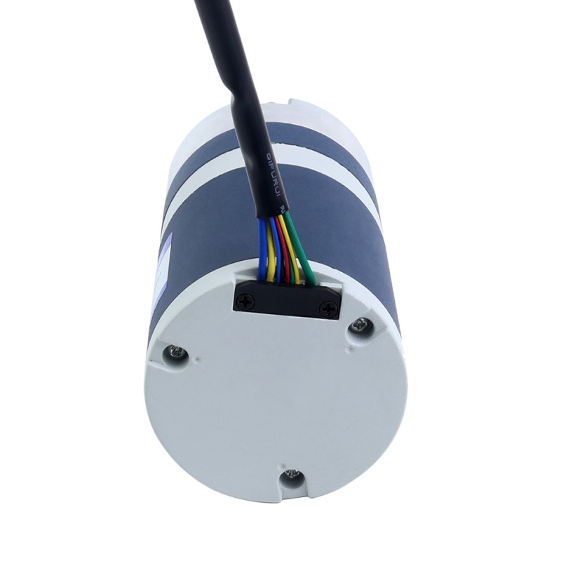 24V 200W 560RPM Geared Brushless DC Motor 3.10Nm(439.00oz.in) 5.36:1 Planetary Gearbox