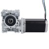 Nema 23 Stepper Motor 113mm Gear Ratio 30:1 Worm Gearbox NMRVS30 Worm Gear Speed Reducer